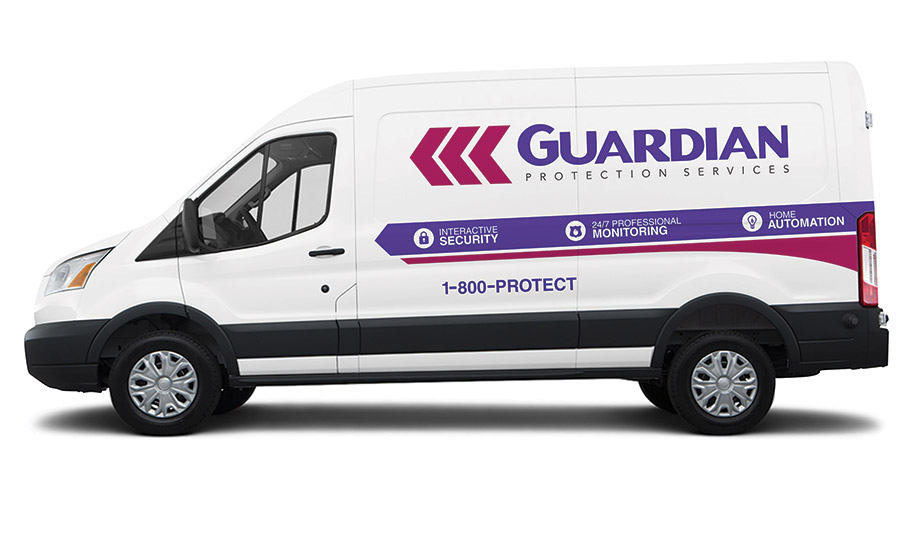 Guardian designed a vehicle wrap to reflect the rebranding. The wrap made its debut in March on a fleet of Ford Transit vans.