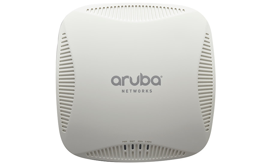 The muscle car of Wi-Fi access points, the Aruba IAP-205 is simple to program and supercharges Wi-Fi bandwidth.