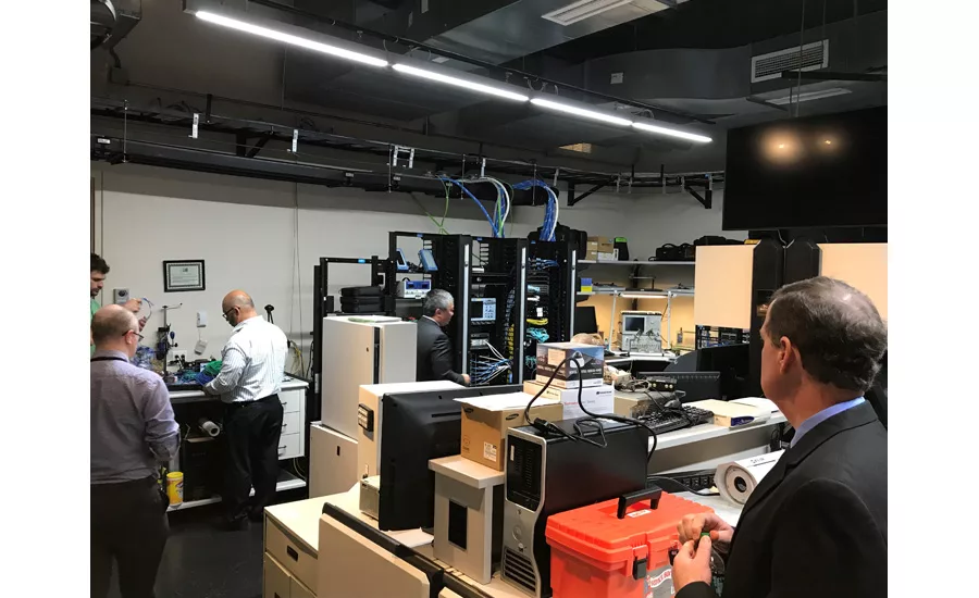 Testing lab Anixter Media Day SDM October 2017