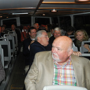 CSAA members on Venetian water bus