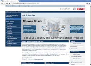 Bosch website