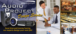 Speco Offers Free Audio Project Design Service