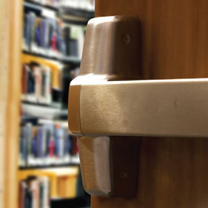 quiet latches and sound-reducing exit devices
