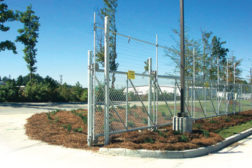 perimeter fence for security