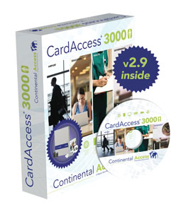 CA3000 version 2.9 software for access control functionality