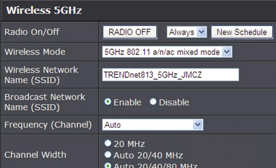 TRENDnet 5-Ghz wi-fi