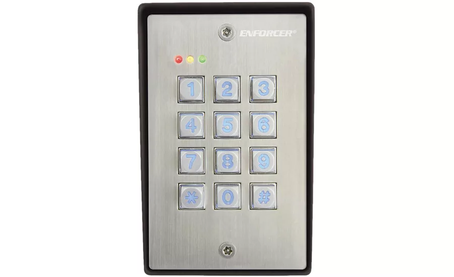 SK-1123-SDQ vandal-resistant outdoor access control keypad