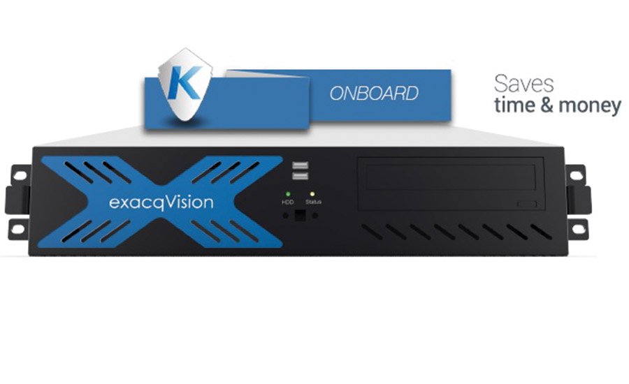 The exacqVision NVR with Kantech EntraPass Corporate Edition access control system