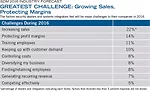 GREATEST CHALLENGE: Growing Sales, Protecting Margins