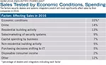 Sales Tested by Economic Conditions, Spending
