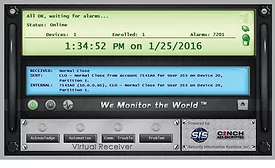 Receiver Receives Encrypted Signals