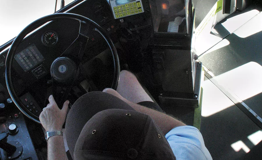 Busdriver front entrance shot