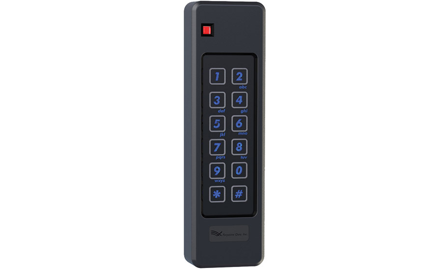 Farpointe mullion keypad; access control