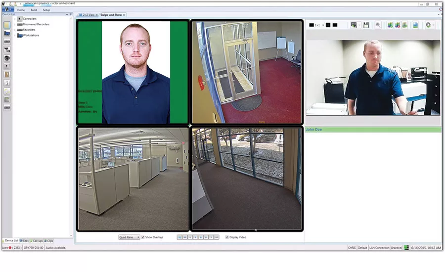 Tyco Security Products’ VideoEdge video surveillance system