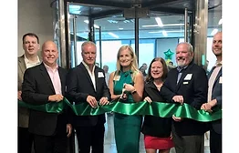 Boon Edam ribbon cutting