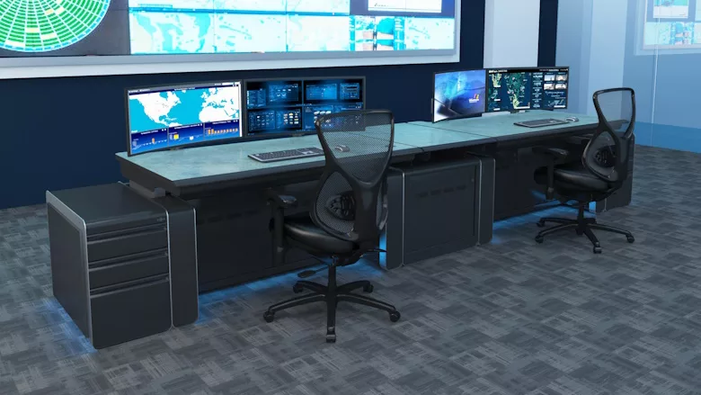 Winsted Pinnacle control room setup