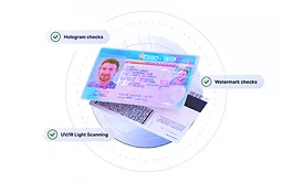 Self-service ID verification kiosk  by IDScan.net and NRT Technology