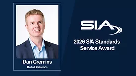 Dan Cremins, 2026 SIA Standards Service Award Recipient