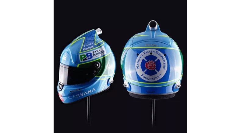 Pye-Barker DAYTONA 500 Helmet of Heroes