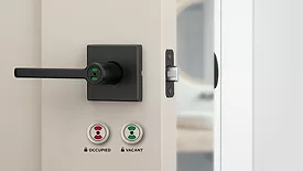 Kwikset Halifax Occupancy Indicator Lever