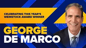 George De Marco, 2026 Weinstock Award Winner Banner