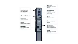 Outpost Gate Automation Kiosk 2.0 with Feature Labels