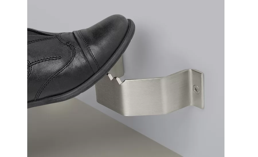 Rockwood Products releases hands-free door and foot pulls for new and existing door hardware to help prevent spread of germs and reduce touchpoints in buildings