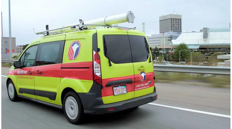 American Alarm van