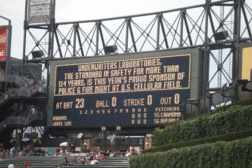 White Sox scoreboard