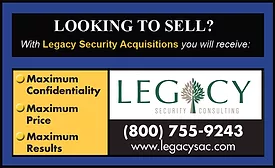Legacy Security Consulting: Do Not Sell Your Alarm Company or Accounts Until You Talk To Us!