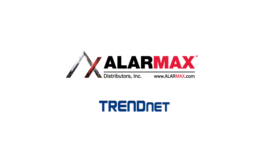 image of AlarMax logo and TRENDnet logo