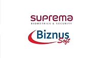 Image of the Suprema and Biznus logos.