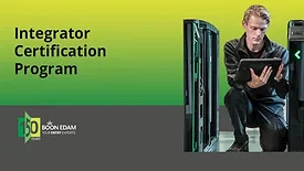 image of person doing the Boon Edam Integrator Program