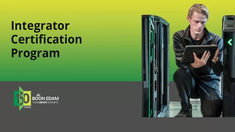 image of person doing the Boon Edam Integrator Program