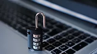 Email Security keyboard with combination lock