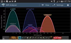 A Wi-Fi analyzer app