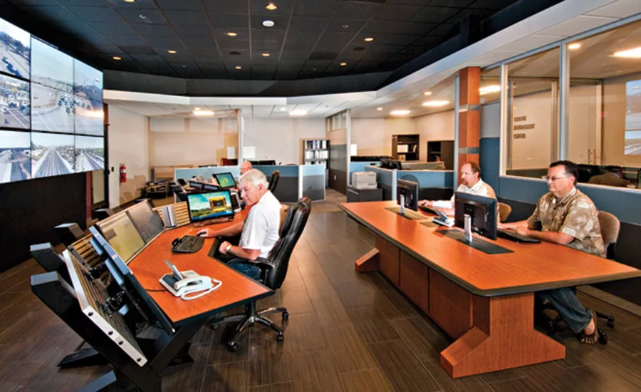 One example of the creative, collaborative thinking resulted in a wire management system within the furniture
