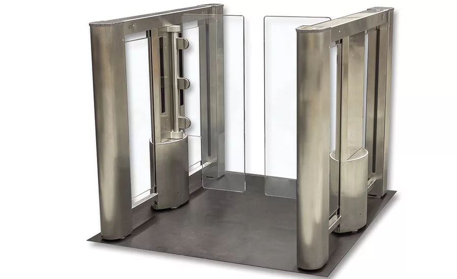 Glass Turnstile Features Smaller Footprint