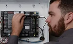 Plug-in communication modules future-proof the control panel, allowing for easy upgrades when communication technology changes