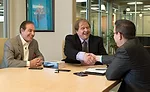 Carriero (center) says there is a lot of opportunity at the enterprise level to do system refreshes and upgrades