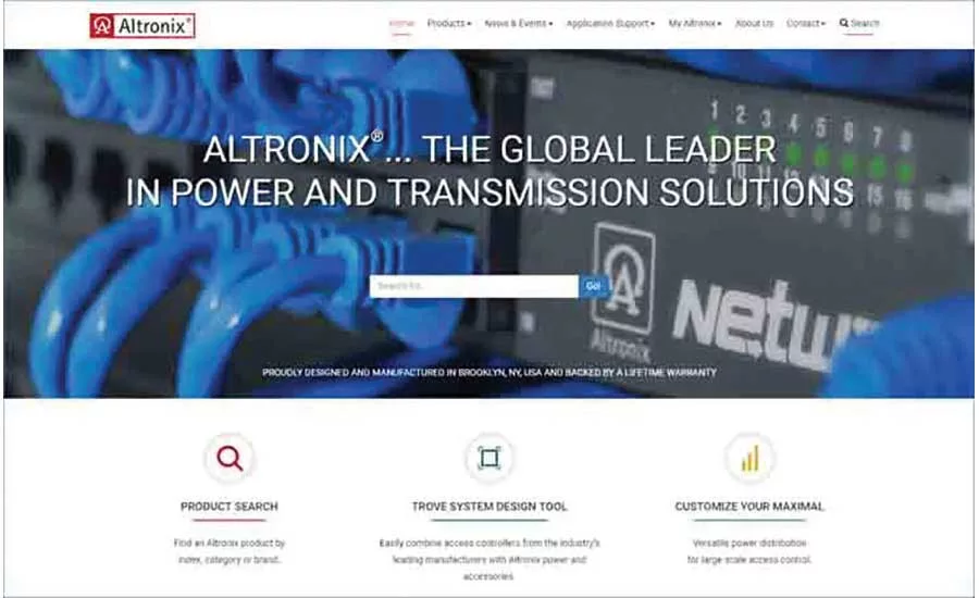 Altronix Launches Mobile-Friendly Website