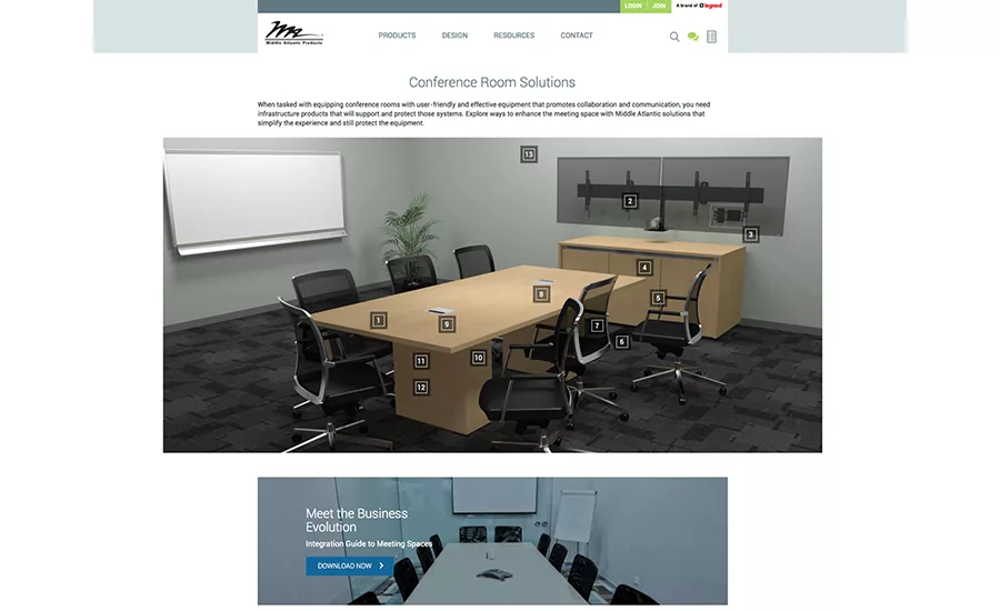 Middle Atlantic Products Redesigns Website - SDM Magazine