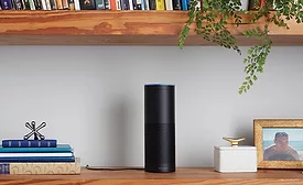 Amazon, which offers Echo (pictured) and the smaller Echo Dot, has the lion’s share of the voice-activated digital assistant market