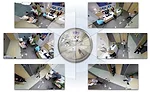 While panoramic cameras are able to capture views of up to 360 deg.