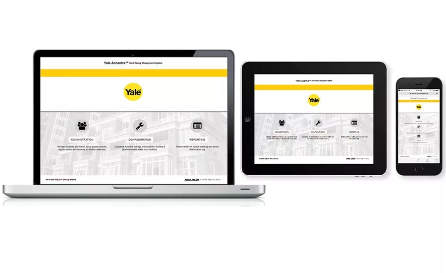 Cloud-based services like this one from Yale Accentra offer a secure