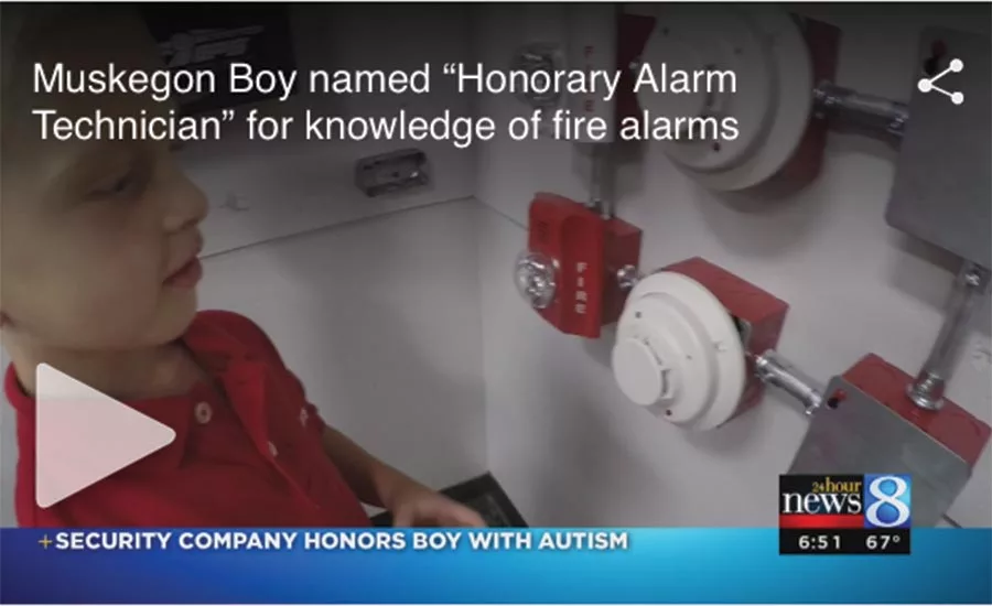 Security Company Honors Boy With Autism