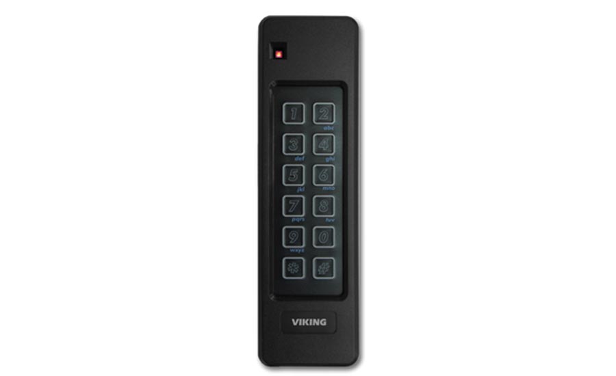PROX READER/KEYPAD ADDS SECURITY TO OUTSIDE DOORS