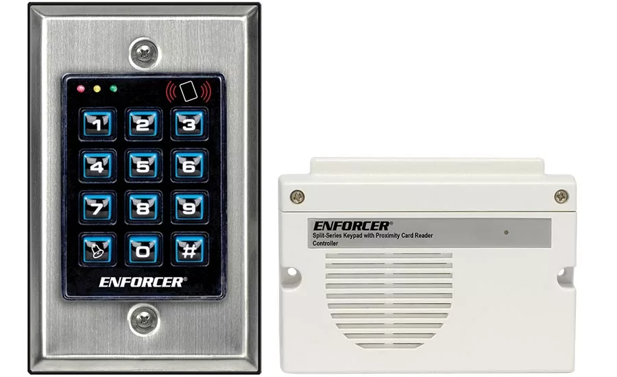 Split Series Keypad with Proximity Reader