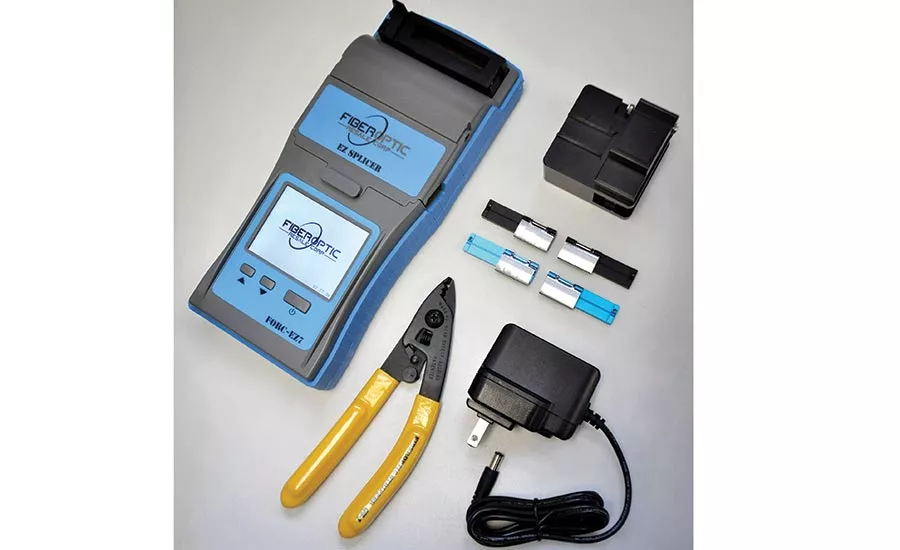 the splicer provides an estimate of the splice loss based on the way the fiber ends were lined up when fused