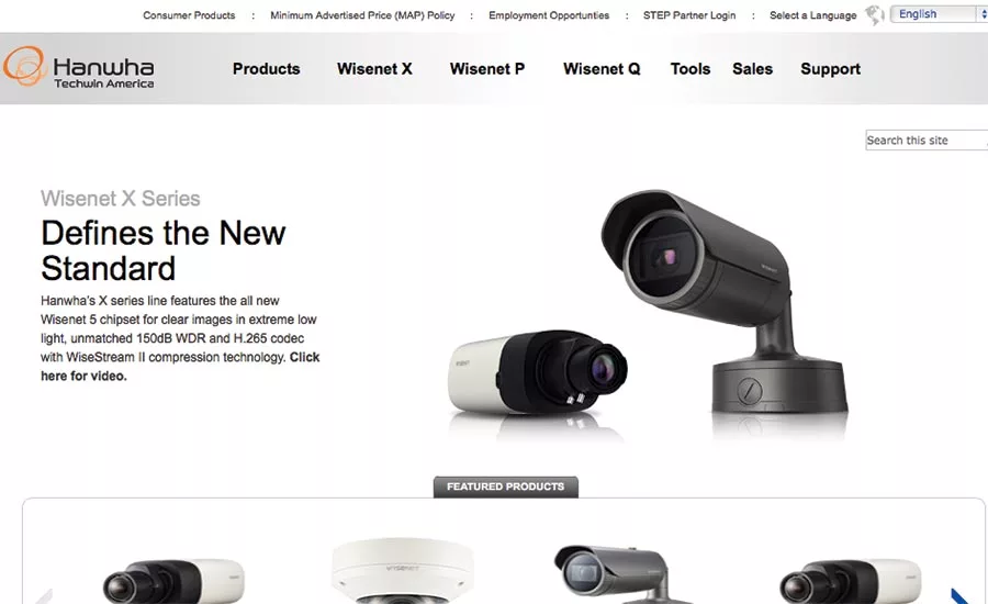 Hanwha Debuts Wisenet X Series Video